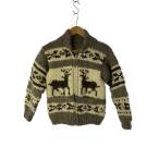 カウチンセーター/--/ウール/マルチカラー/トナカイ/YKK