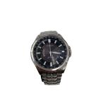 CITIZEN◆ソーラー腕時計/アナログ/ステンレス/BLK/SLV/CB0011-69L/エコドライブ//