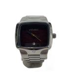 NIXON◆クォーツ腕時計/アナログ/ステンレス/BRW/SLV/SS