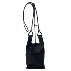 Maison Margiela◆ショルダーバッグ/レザー/BLK/ポシェット//