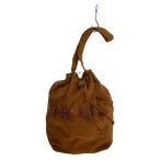 ショッピングPRADA PRADA◆ビーズ装飾/巾着バッグ/ショルダーバッグ/ナイロン/CML