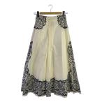 Chloe◆ロングスカート/38/コットン/IVO/総柄