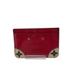 ショッピングヴェルニ LOUIS VUITTON◆ポルト・カルト・サーンプル_ヴェルニ・ミロワール/エナメル/PNK/レディース//