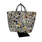 GUCCI◆トートバッグ/キャンバス/WHT/�