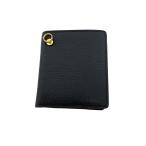 JAM HOME MADE◆2つ折り財布/コンパクトミニウォレット/レザー/ブラック