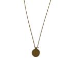 kate spade new york* initial plate колье /M/ Circle / Gold //