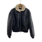 ショッピングzara ZARA◆フライトジャケット/L/フェイクレザー/BLK