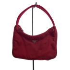 PRADA◆ハンドバッグ/ナイロン/RED