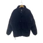 ショッピングzara ZARA◆ダウンジャケット/XL/コーデュロイ/BLK