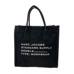 ショッピングJACOBS MARC JACOBS◆トートバッグ/キャンバス/BLK