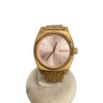 ショッピングnixon NIXON◆クォーツ腕時計/アナログ/ステンレス/PNK/GLD/SS/THE MEDIUM TIME TELLER//