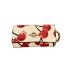COACH◆キーケース/--/RED/総柄/レディース/CB577