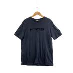 MONCLER◆カシミヤ混/Tシャツ/L/コットン/ブラック/J20918C00016 89AMY/モンクレール//