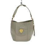 ショッピングエナメルバッグ ATAO◆ハンドバッグ/エナメル/IVO/無地