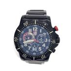 LUMINOX◆クォーツ腕時計/アナログ/ステンレス/BLK/BLK/8360//
