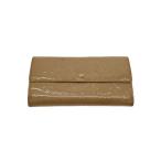 ショッピングヴェルニ LOUIS VUITTON◆ポルト・フォイユ・サラ_モノグラム・ヴェルニ/エナメル/PNK/レディース