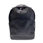 COACH◆リュック/レザー/BLK/無地/C2934