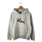 ショッピングstussy STUSSY◆パーカー/S/コットン/GRY/Z4000SAS