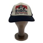HYSTERIC GLAMOUR◆メッシュキャップ/FREE/ポリエステル/ブラック/メンズ