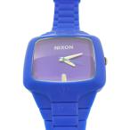 ショッピングnixon NIXON◆クォーツ腕時計/アナログ/ラバー/BLU/PUP