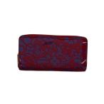 LOUIS VUITTON◆ジッピー・ウォレット_ヴェルニ・スウィート・モノグラム/エナメル/RED/総柄/レディース