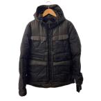 MONCLER◆ダウンジャケット/3/--/NVY/無地/3209H4135285/モンクレール/ブラック/黒/ネイビー