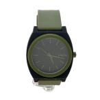 ショッピングnixon NIXON◆クォーツ腕時計/アナログ/ラバー/BLK/KHK/THE TIME TELLERE P/ニクソン