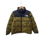 THE NORTH FACE◆BRAVE JACKET_ブレイブジャケット/M/ナイロン/YLW/レオパード