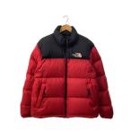 THE NORTH FACE◆ダウンジャケット/L/ノースフェイス/レッド/赤/ナイロン/RED/無地/NF0A3C8D