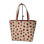 ショッピングキャスキッドソン Cath Kidston◆ハンドバッグ/レザー/キャスキッドソン/イチゴ柄/いちご