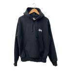 ショッピングstussy STUSSY◆パーカー/M/ステューシー/ブラック/黒/コットン/BLK/1924870/裏起毛