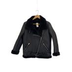 ショッピングzara ZARA◆▲レザージャケット・ブルゾン/--/ポリエステル/BLK/2969/253/800