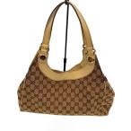 ショッピングＧＧキャンバス GUCCI◆ショルダーバッグ_GGキャンバス/キャンバス/BRW