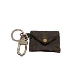 LOUIS VUITTON◆ポルト・クレ・キリガミ_モノグラム/PVC/BRW/総柄/メンズ