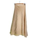 ショッピングzara ZARA◆ロングスカート/XS/ポリエステル/CRM/無地/2204/798/712