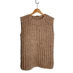 ショッピングbottega BOTTEGA VENETA◆ニットベスト(厚手)/44/ウール/BEG/無地