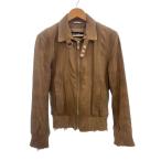 ショッピングGABBANA DOLCE&GABBANA◆ラムスキン/カットオフ/レザージャケット・ブルゾン/46/羊革/G9365L/色褪せ・汚れ有
