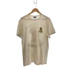 ショッピングstussy STUSSY◆コブラ/Tシャツ/M/コットン/ホワイト/バックプリント/使用感有/