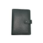 LOUIS VUITTON* Agenda PM_ Taiga / кожа / зеленый / женский / повреждение иметь //