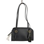 COACH◆スウィングジップバッグ20/ハンドバッグ/レザー/BLK/CAM45