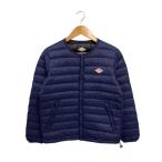 DANTON◆ラウンドネックインナーダウンジャケット/38/ナイロン/NVY/20A-KW-001