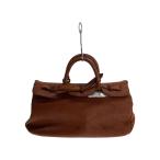 ショッピングバーキン GENTEN◆ハンドバッグ/レザー/BRW/トスカ/バーキン型