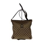 ショッピングＧＧキャンバス GUCCI◆ショルダーバッグ_GGキャンバス/キャンバス/BRW