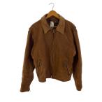Schott◆レザージャケット・ブルゾン/40/レザー/BRW/USA製/色ムラ有