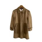 ショッピングGARCONS COMME des GARCONS HOMME PLUS◆メッシュハーフコート/コート/S/ポリエステル/GLD/無地/PA-C008//