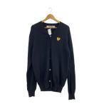 ショッピングGARCONS PLAY COMME des GARCONS◆GOLD HEART/カーディガン(薄手)/XL/ウール/BLK/無地/AZ-N050
