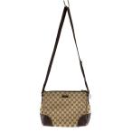 ショッピングgucci GUCCI◆ショルダーバッグ_GGキャンバス/キャンバス/BRW