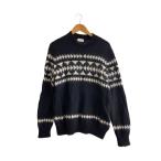 ショッピングmoncler MONCLER◆ニット・セーター(厚手)/L/モヘア/BLK/総柄/H20919C00011