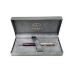 PARKER*so сеть premium metal & красный PGT/ шариковая ручка / канцелярские принадлежности /BRD/2119783