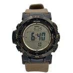 CASIO◆ソーラー腕時計_PRO TREK/デジタル//